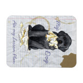 Magnet Flexible Mon Black Lab A Mangé Mon Plan De Leçon (Horizontal)