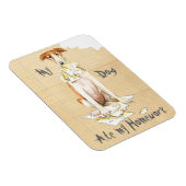 Magnet Flexible Mon Borzoi A Mangé Ma Maison (Côté Droit)