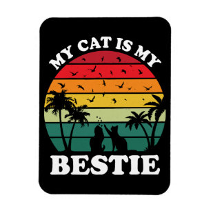 Magnet Flexible Mon chat est mon meilleur pote
