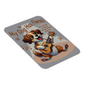 Magnet Flexible Mon Chien A Fleas Ukulele Tuning Chanson (Côté Droit)
