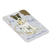 Magnet Flexible Mon chien canadien a mangé mon plan de leçon (Côté Droit)