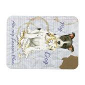 Magnet Flexible Mon chien canadien a mangé mon plan de leçon (Horizontal)