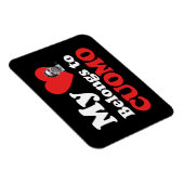 Magnet Flexible Mon coeur appartient à Cuomo (Côté Droit)