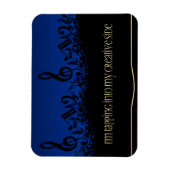 Magnet Flexible "Mon côté créatif" Affirmation de Motivation Flexi (Vertical)