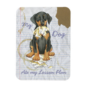 Magnet Flexible Mon Doberman A Mangé Mon Plan De Leçon
