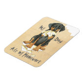 Magnet Flexible Mon Doberman M'A Mangé Ma Maison (Côté Gauche)