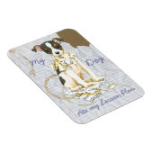 Magnet Flexible Mon Jouet Fox Terrier Ate mon plan de leçon (Côté Droit)