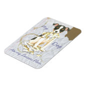 Magnet Flexible Mon Jouet Fox Terrier Ate mon plan de leçon (Côté Gauche)