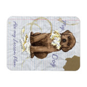 Magnet Flexible Mon laboratoire de chocolat a mangé mon plan de le (Horizontal)