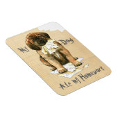 Magnet Flexible Mon Leonberger A Mangé Ma Maison (Côté Droit)