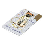 Magnet Flexible Mon norvégien Elkhound a mangé mon plan de leçon (Côté Gauche)