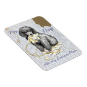 Magnet Flexible Mon Petit Poodle A Mangé Mon Plan De Leçon (Côté Droit)