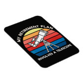 Magnet Flexible Mon plan de retraite implique un télescope (Côté Droit)