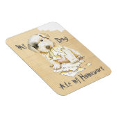 Magnet Flexible Mon Sealyham Terrier A Mangé Mes Devoirs (Côté Droit)