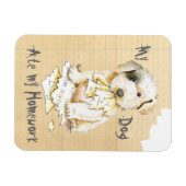 Magnet Flexible Mon Sealyham Terrier A Mangé Mes Devoirs (Horizontal)