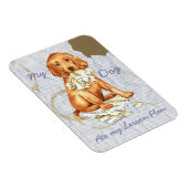 Magnet Flexible Mon Setter irlandais a mangé mon plan de leçon (Côté Droit)