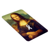 Magnet Flexible Mona Lisa Au Ruban Blanc (Côté Droit)