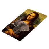 Magnet Flexible Mona Lisa avec éléphant (Côté Gauche)