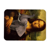 Magnet Flexible Mona Lisa avec éléphant (Horizontal)