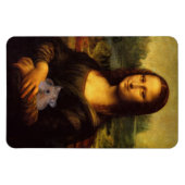 Magnet Flexible Mona Lisa Avec Hamster (Horizontal)