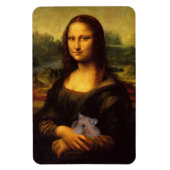Magnet Flexible Mona Lisa Avec Hamster (Vertical)