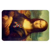 Magnet Flexible Mona Lisa With Puzzle (Horizontal)