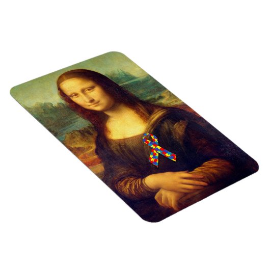 Magnet Flexible Mona Lisa With Puzzle (Côté Droit)