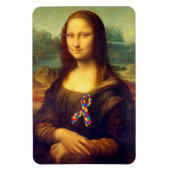 Magnet Flexible Mona Lisa With Puzzle (Vertical)