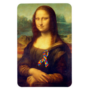 Magnet Flexible Mona Lisa With Puzzle