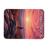 Magnet Flexible Monadnock New Hampshire Travel (Horizontal)
