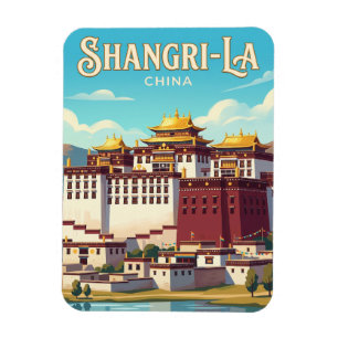 Magnet Flexible Monastère de Ganden Sumtseling Chine