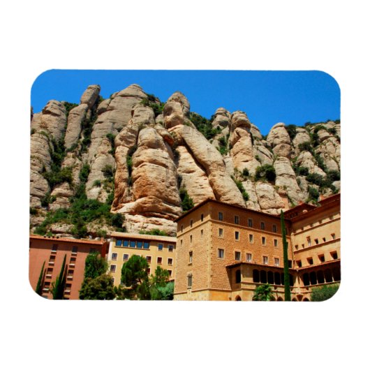 Magnet Flexible Monastère de Montserrat, Catalogne, Espagne (Horizontal)
