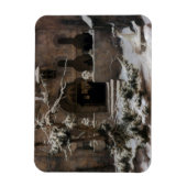 Magnet Flexible Monastère en Neige d'hiver (par Karl Laling) (Vertical)