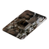 Magnet Flexible Monastère en Neige d'hiver (par Karl Laling) (Côté Gauche)