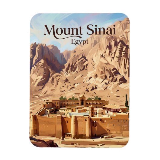 Magnet Flexible Monastère Sainte-Catherine Égypte (Vertical)