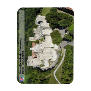 Magnet Flexible MONASTÈRES SERBES - Monastère de Manasija 3
