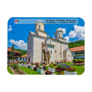 Magnet Flexible MONASTÈRES SERBES - Monastère de Mileševa 2
