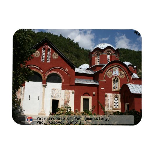 Magnet Flexible MONASTÈRES SERBES - Patriarcat de Peć (Horizontal)