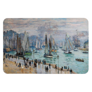Magnet Flexible Monet - Bateaux de pêche quittant le port, Le Havr