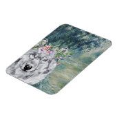 Magnet Flexible Monet Morning Seine et Grey Wolf (Côté Gauche)
