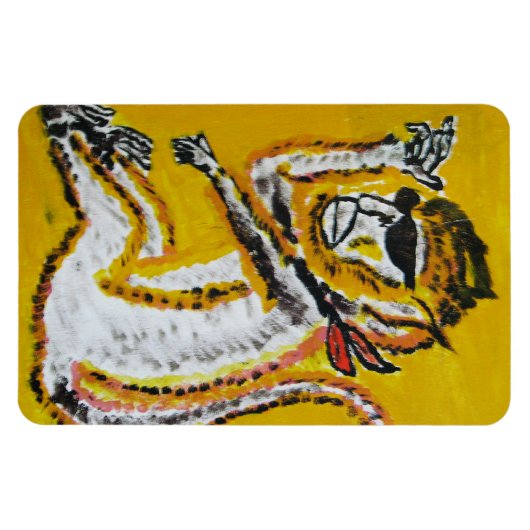 Magnet Flexible Monkey Circus Art (Horizontal)
