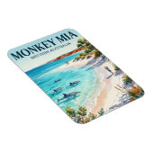 Magnet Flexible Monkey Mia Australie (Côté Droit)