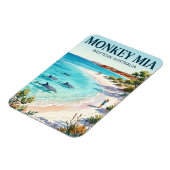 Magnet Flexible Monkey Mia Australie (Côté Gauche)