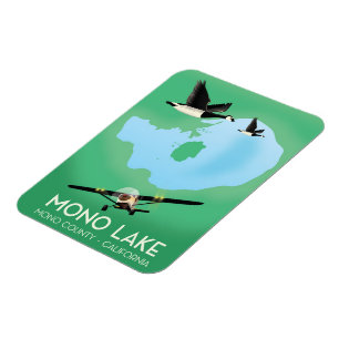 Magnet Flexible Mono Lake, Mono County, Californie affiche de voya