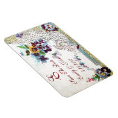 Magnet Flexible MONOGRAM ROMANTİCA, Enregistrer La Date (Côté Droit)