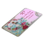 Magnet Flexible MONOGRAM ROMANTİCA, Enregistrer La Date (Côté Gauche)