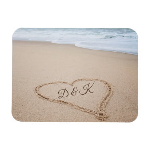 Magnet Flexible Monogramme   Beach Love I