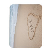 Magnet Flexible Monogramme | Beach Love I (Vertical)