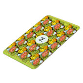 Magnet Flexible Monogramme citrouille, soupe et Arrière - plan ray (Côté Gauche)