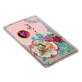 MAGNET FLEXIBLE MONOGRAMME DE DOUCHE POUR FILLES BÉBÉ EN STORK (Côté Droit)
